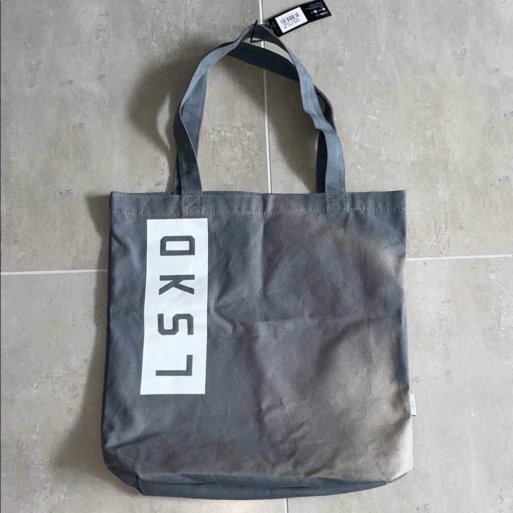 BRAND NEW LSKD GRAY CANVAS TOTE BAG!